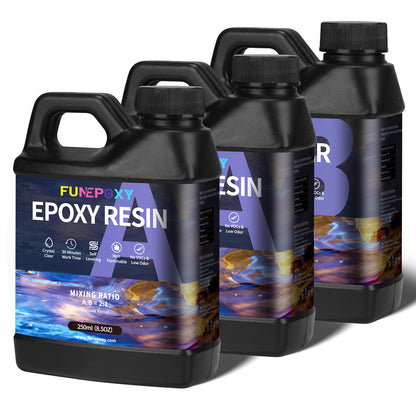 Deep Pour Epoxy Resin- 24 oz Kit