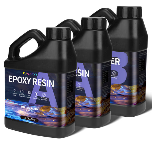 Deep Pour Epoxy Resin- 0.75 Gallon Kit