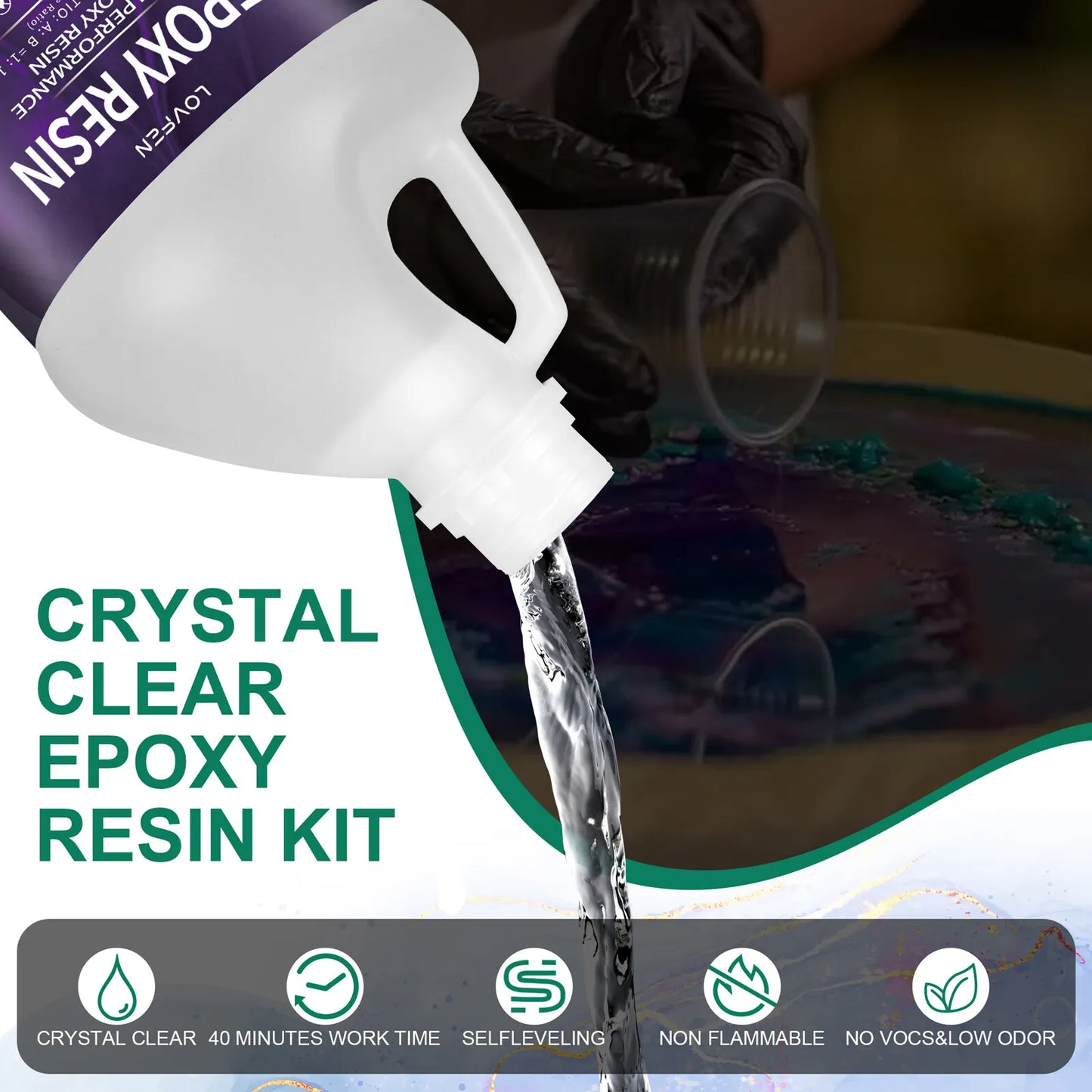 Table Top Epoxy Resin - 2 Gallon Kit