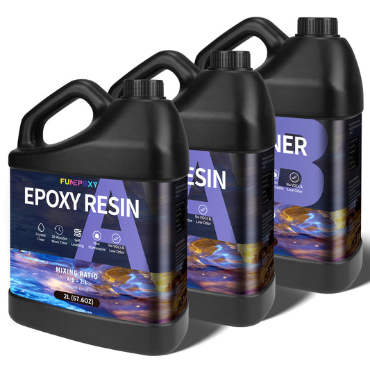 Deep Pour Epoxy Resin- 1.5 Gallon Kit